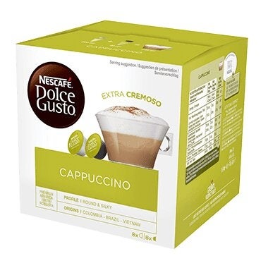 Nescafé Dolce Gusto Cappuccino Capsules Angle View
