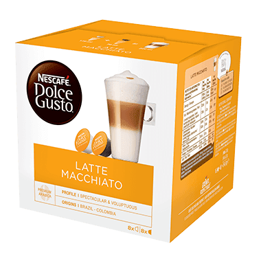 Nescafé Dolce Gusto Latte Macchiato Capsules Angle View