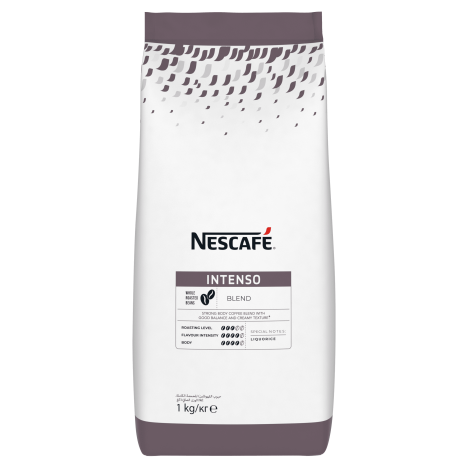 nescafe intenso whole roasted coffee beans bag