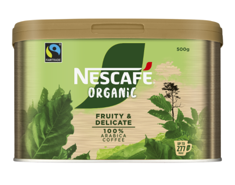 Nescafe organic 500g tin