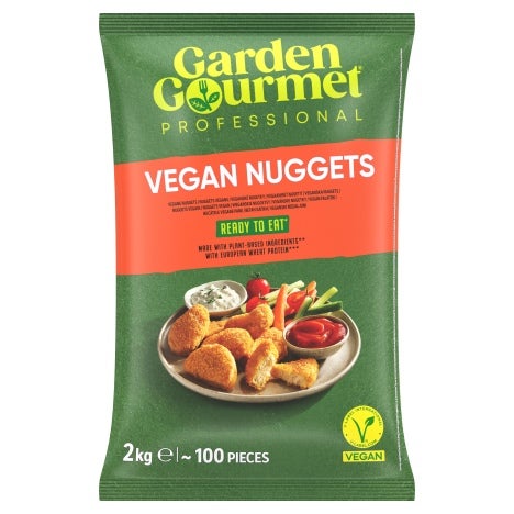 garden gourmet vegan nuggets front of pack image