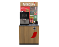 Nescafé flooring standing unit with header