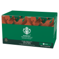 Starbucks Premium Instant Medium Roast coffee box, featuring 150 individual sticks of finely ground roasted coffee.