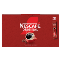 Nescafé Original 200 sachets coffee box.