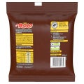 Back of a mini Rolo chocolate bag displaying ingredients, nutrition info, storage advice, recycling instructions