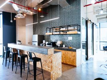 An office kitchen