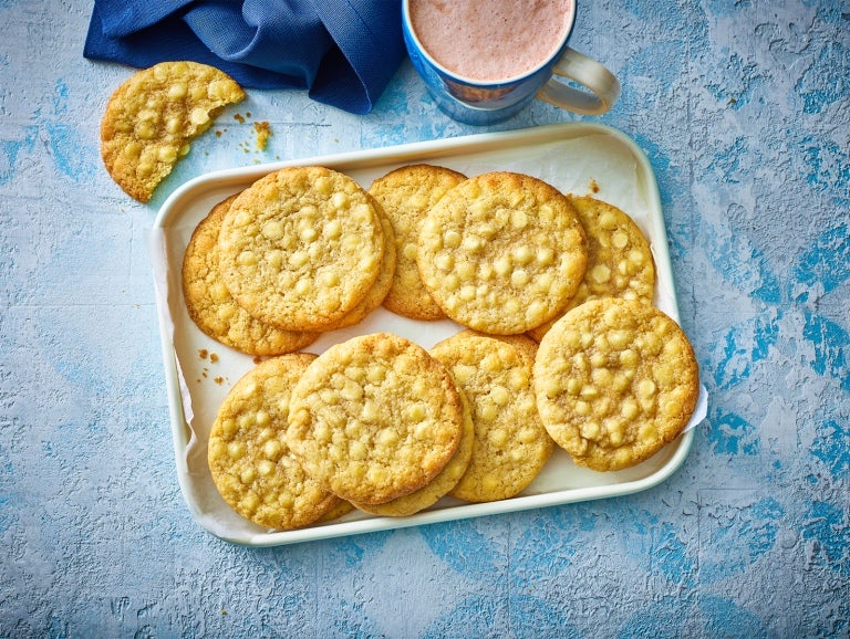 tray of milkybar cookies