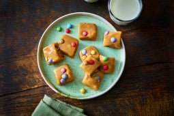 plate of smarties fudge