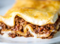 Beef lasagne