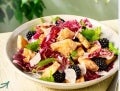 Bitter Greens Salad with Garden Gourmet fillet pieces