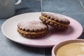 Argentine Alfajores Shortbread Cookies with Carnation Dulce the Leche Caramel