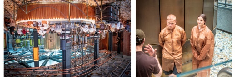 Toque d'Or winners in a coffee factory tour